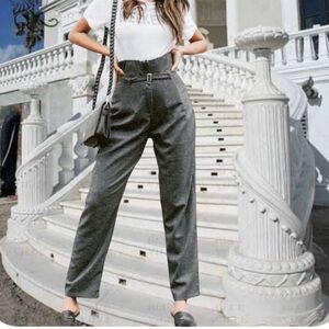 NWT Delphine The Label size 2 grey Convergence corset pants